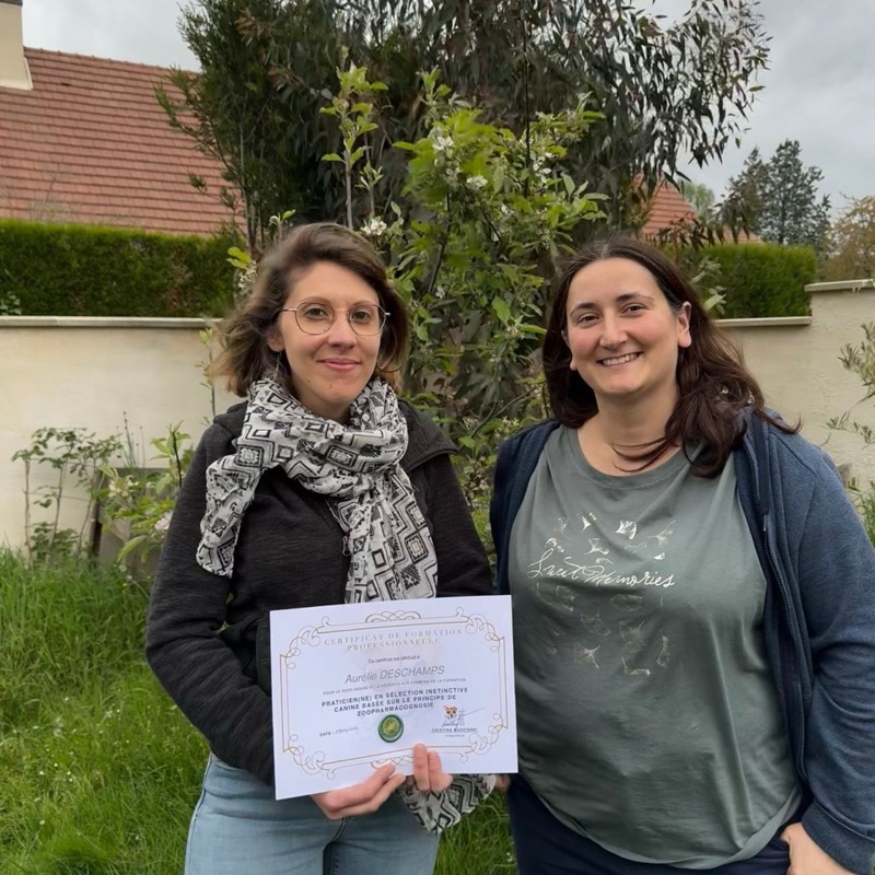 Remise de diplôme : une élève certifiée aux côtés de Cristina