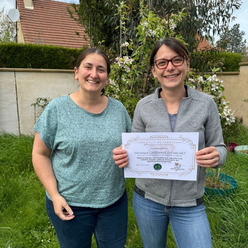 Remise de diplôme : une élève certifiée aux côtés de Cristina
