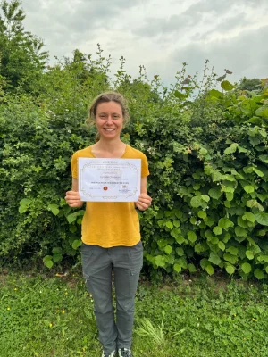 Cyrielle, certifiée