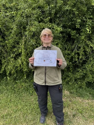 Stéphanie, certifiée